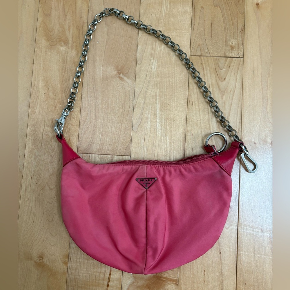 Prada Pink Nylon Bag